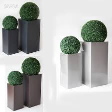 Best quality black Metal planters for home and office decor at lowest price - Product Image 2