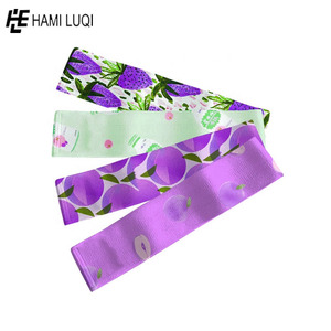 Lot de 3 bandes de résistance en tissu personnalisées avec logo imprimé pour l'exercice, la gym et le fitness des jambes - Product Image 4