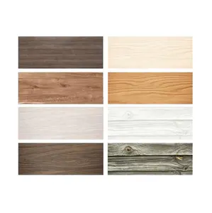 Ubin keramik dinding kayu 20x60cm elegan efek kayu ubin dinding Premium tampilan kayu alami 200x600mm ubin lantai terbaru
