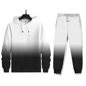 Traje de Jogging de dos piezas para hombre, chándal de diseño personalizado, traje deportivo para trotar por sublimación - Product Image 2