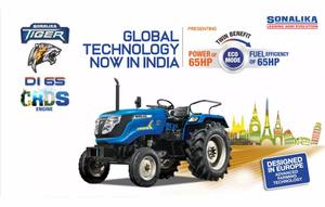 Tractor Agrícola de Ruedas 4x4 de Alta Calidad Sonalika, Suministrado por la Fábrica, Bajo Precio, Componente de Motor Principal de Alto Rendimiento para Nuevo - Product Image 5