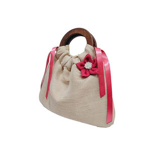 Sacs à main fourre-tout décontractés faits à la main en jute éco-réutilisables avec logo personnalisé au meilleur prix étanches à fermeture ouverte - Product Image 3