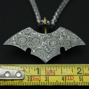 Collier en acier damas, magnifique bijou fait à la main, Style Antique, nouveauté - Product Image 3