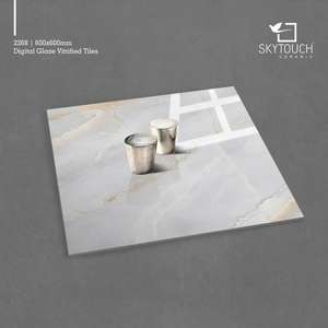 AZULEJOS DE PISO BRILLANTES DE PORCELANA GRIS DE LUJO DE CALIDAD PREMIUM DE DISEÑO MODERNO para CENTRO COMERCIAL DE EXPORTADOR LÍDER - Product Image 6