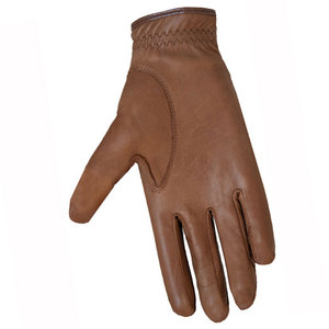 Gants de golf en peau de mouton respirants et confortables de couleur marron pour la main gauche, unisexes, avec évacuation de l'humidité - Product Image 5
