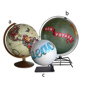Nuovo globo mondiale Vintage con supporto globo rotante in metallo di alta qualità con Design classico con supporto - Product Image 4