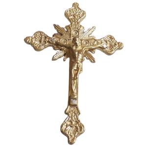 Croix religieuse en aluminium blanc, décoration murale pour la maison, croix en métal à suspendre au mur, décorations murales, type vaisselle - Product Image 5