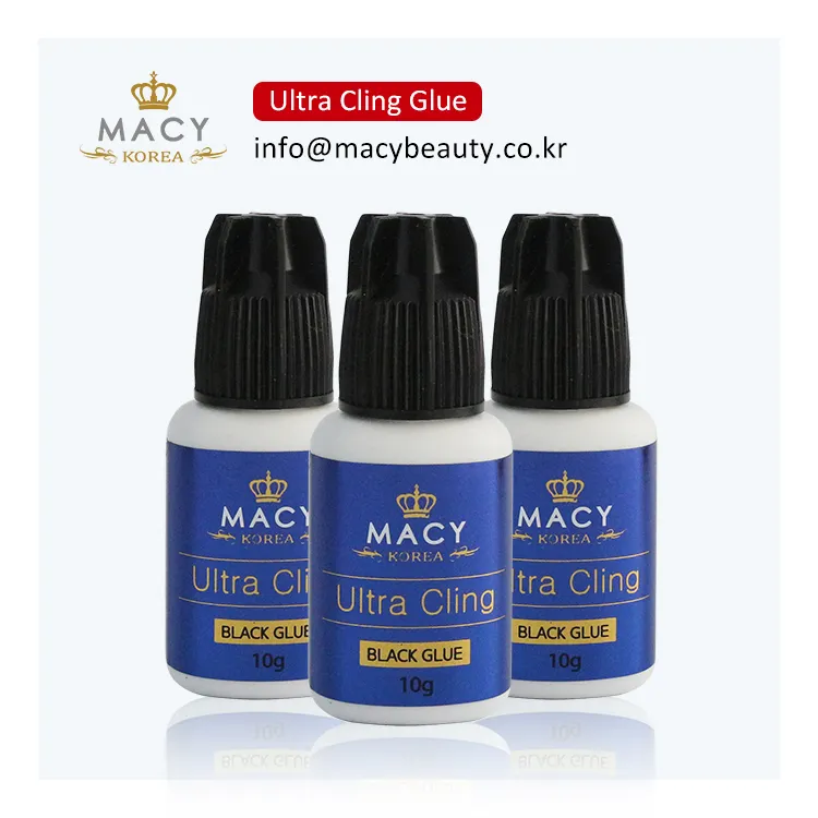 Macy กาวติดขนตาปลอมแบบมืออาชีพ,กาวสีดำแบบมืออาชีพแห้งเร็ว1sec สำหรับขนตาปลอม