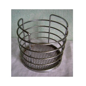 Panier à oeufs de forme ronde de la plus haute qualité pour accessoires de cuisine Support de stockage d'oeufs en fer de couleur noire - Product Image 2
