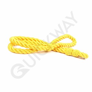 Cordon de lanière de cérémonie personnalisé OEM confortable, cordon d'uniforme, cordons d'épaule en polyester/soie/viscose, accessoires - Product Image 5
