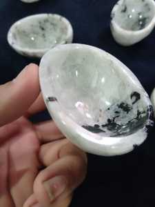 ชามหินมอสอาเกตกึ่งมีค่าทำมือ - Product Image 2