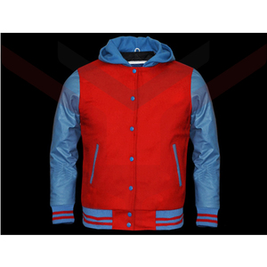 Unisex Blank Varsity Letterman <b>Jacket</b> Women Custom Logo Deep Pocket Winter <b>White</b> Heavyweight Wool Letterman <b>Jacket</b> for <b>Men</b> - Product Image 3