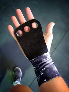 มือจับสำหรับยกน้ำหนักออกกำลังกายแบบไขว้เหมาะสำหรับการดึงขึ้นสำหรับผู้ชายและผู้หญิงออกกำลังกายที่จับสำหรับงานหนัก - Product Image 2