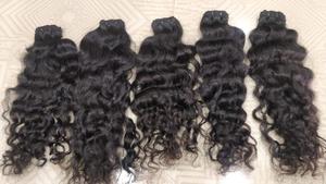 EXTENSIÓN DE CABELLO HUMANO DE MARCA PREMIUM DE ALTA GAMA DE CALIDAD INCREÍBLE NATURAL VIRGEN TEMPLE SIN PROCESAR REMY CUTICULA ALINEADA CABELLO - Product Image 2