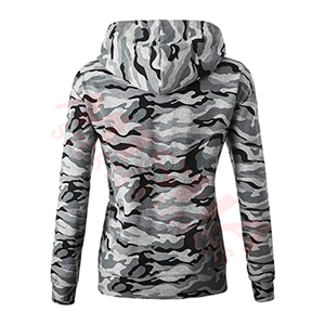 Sweat à capuche en molleton de coton à manches longues pour femme, style unique, grande taille, avec logo personnalisé, faible MOQ, vente en gros, collection hiver - Product Image 4