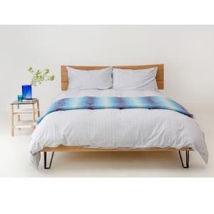 Expérience de repos ultime 350 TC 100% coton brodé à la main 108x108 housses de couette recyclables certifiées GOTS pour chambres à coucher - Product Image 3