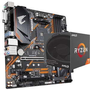 Carte mère de jeu GIGABYTE B450M AORUS ELITE d'occasion Micro ATX avec processeur de bureau <span class=keywords><strong>AMD</strong></span> Ryzen <span class=keywords><strong>5</strong></span> 7 3500X <span class=keywords><strong>3600</strong></span> 3600X 3700X 3800X - Product Image 2