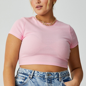 เสื้อยืดคอลเลคชั่นใหม่ OEM ทรงสปอร์ต ผ้าฝ้าย 100% สำหรับผู้หญิงและเด็กสาว - Product Image 2