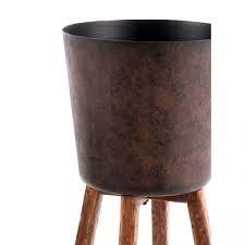 Macetero de metal para plantas y flores de interior, decoración para sala de estar, hogar, terraza, balcón y jardinería, superventas - Product Image 6
