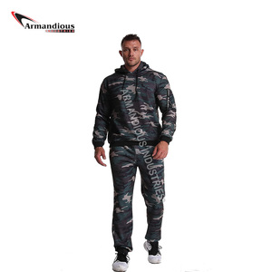 Autumn Men's Fashion Two-Piece Set Fleece Track Suit Hoodie & <b>Jogger</b> With Patchwork Design Printed Technics for Winter Use - Product Image 6