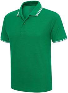 Chemises décontractées en coton pour hommes, manches courtes, unies, écologiques, séchage rapide, personnalisables, haute qualité, coupe classique, col rond, 220g - Product Image 5