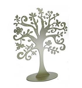 Présentoir de bijoux en métal classique et luxueux, en argent sterling, présentoir de joaillerie moderne, vente en gros - Product Image 1