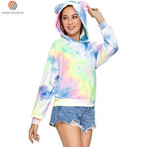 New Look Women’s Cropped Hoodie Custom Logo Cotton Winter Sweatshirt Sexy <b>Crop</b> <b>Top</b> Breathable Pullover - Product Image 4
