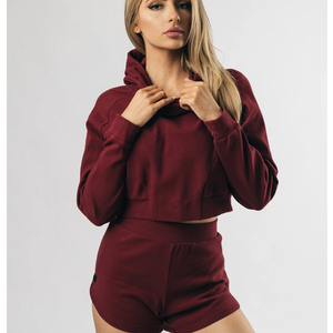 Sudadera con capucha de algodón holgada de peso pesado para mujer y Niña - Product Image 3