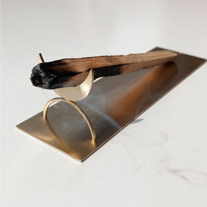 Solid Brass <b>Palo</b> <b>Santo</b> Stick Holder Brass Antique - Product Image 1