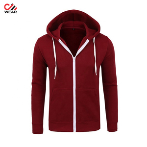 Veste de sport à capuche en polaire pour hommes, sweat, vêtements décontractés, OEM, vente en gros, - Product Image 3