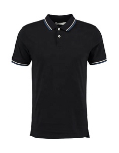 Calidad superior de punto a granel verano manga corta hombres Turn Down Collar Polos algodón liso venta al por mayor Polo camiseta - Product Image 1