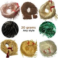 Fil Kora Nakshi, fil Gimp, fil Canutillo espagnol, fil Zardosi brillant, badges de broderie à la main, couleur personnalisée, 100% sur mesure, métal