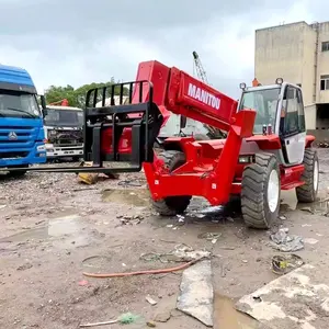 Teleskopik forklift kullanılan Manituo telehandler satılık MT1337SLT