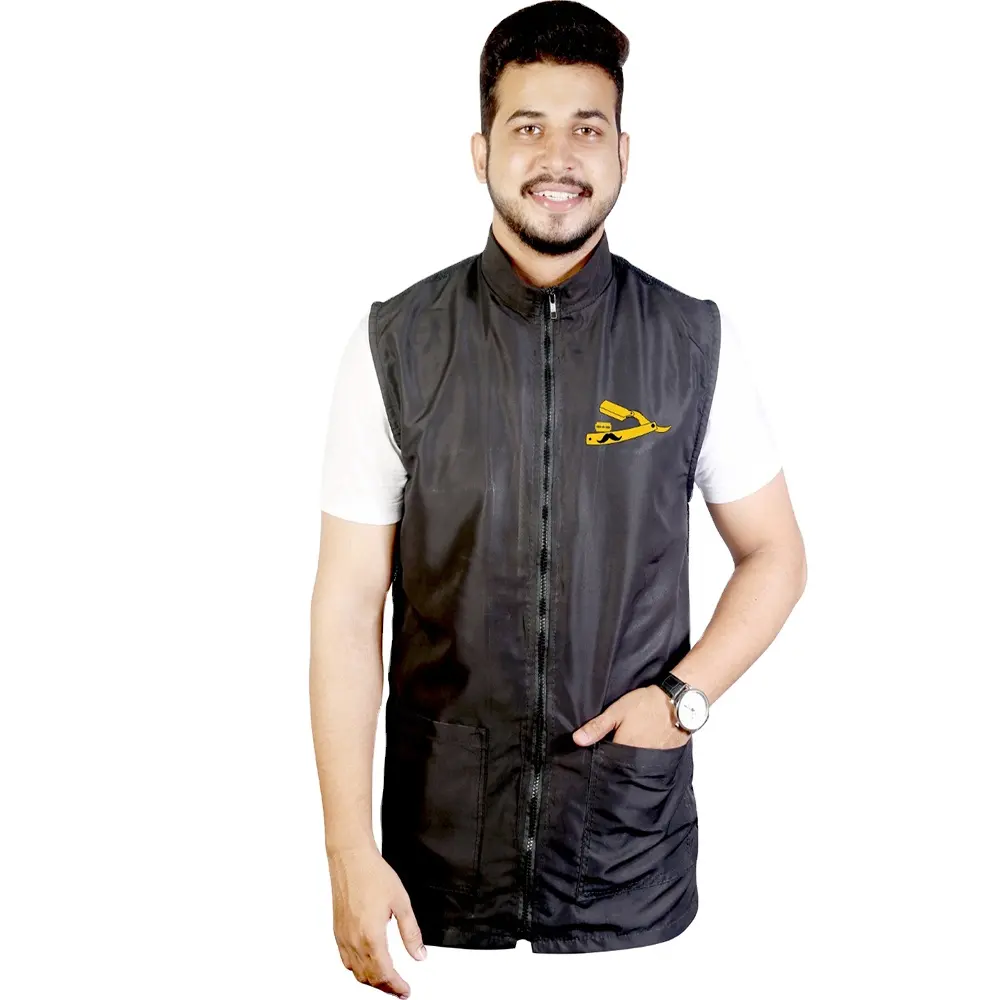 Professional Jacket Style Cape Barber Printed Parachute apron For men women all color available