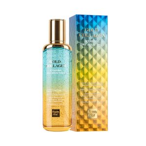 FARMSTAY GOLD COLLAGEN - Tónico y Sérum Nutritivo 2 en 1, Antienvejecimiento, Blanqueador, Reafirmante, Hidratante, Cosmética Coreana para el Cuidado de la Piel del Rostro - Product Image 2