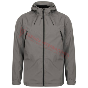 Veste coupe-vent de couleur unie avec poche nouveauté veste d'hiver à fermeture éclair avec capuche fourrure de mouton été printemps motif uni - Product Image 5