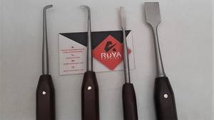 Manija de fibra para elevador, conjunto de 2 piezas de mango de fibra, izquierda y derecha, de acero inoxidable, de 2 formas, modelo Warwick James, CE - Product Image 5