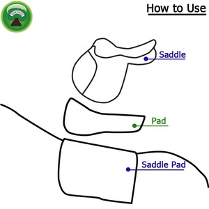 Fond de teint professionnel demi-coussin en GEL, pour cheval, équitation - Product Image 6