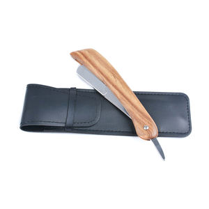 Maquinilla de afeitar de acero inoxidable, maquinilla de afeitar de estilo único, plegable, con Logo personalizado, recta, reemplazable, OEM, barata, nueva - Product Image 3