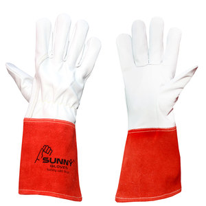 Tig เชื่อมถุงมือ/อาร์กอนถุงมือเชื่อมหนังวัวอุตสาหกรรมป้องกันถุงมือช่างเชื่อม2022 - Product Image 4