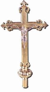 Estatua de Arte de Metal, estatua de calidad prémium de Jesús en cruz de latón, precio al por mayor - Product Image 2
