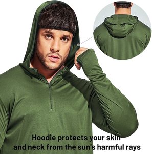 Sudadera con capucha deportiva de gimnasio para hombre de talla grande personalizada ropa deportiva de entrenamiento de otoño para correr y trotar sudadera para ejercicio al aire libre - Product Image 5