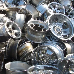 Sucata De Roda de Liga de alumínio de Prata Recicláveis Sucata De Alumínio Da Roda