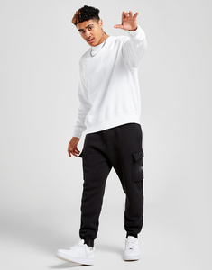 Men's O-Neck <b>Fleece</b> <b>Sweatshirt</b> Polyester/Cotton Blend Waterproof Eco-Friendly Winter Pullover Quick Dry Breathable Solid Lined - Product Image 4
