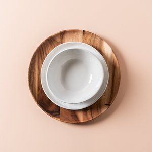 Assiette de service en bois de haute qualité, 100% naturelle, taille personnalisée - Product Image 4