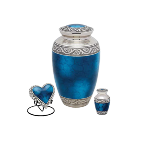 Urne de crémation métallique traditionnelle Conteneur de cendres funéraires pur de qualité supérieure Urne de cendres pour adultes souvenir de qualité superfine à vendre - Product Image 3