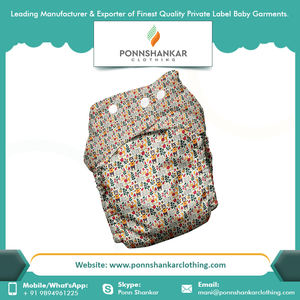 Pañal de tela de algodón orgánico para bebé, Etiqueta Privada, 100% - Product Image 4