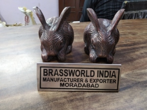 โกศใส่ศพสำหรับสัตว์เลี้ยงสีน้ำตาลอะลูมิเนียมอุปกรณ์งานศพ brassworld อินเดีย - Product Image 3