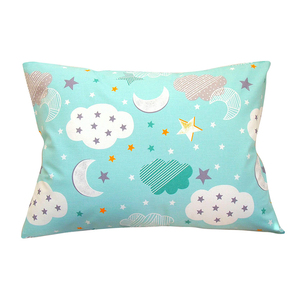 เด็กผ้าหมอนปกผ้าฝ้ายอินทรีย์ปรับคอสนับสนุนเด็กหมอนปกที่มีโลโก้ที่กำหนดเอง - Product Image 1