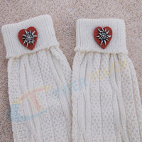 Chaussettes Lederhosen personnalisées à motif floral pour hommes, respirantes et décontractées, de style bavarois pour l'hiver, absorbant la sueur pour la TT-1292 de l'Oktoberfest